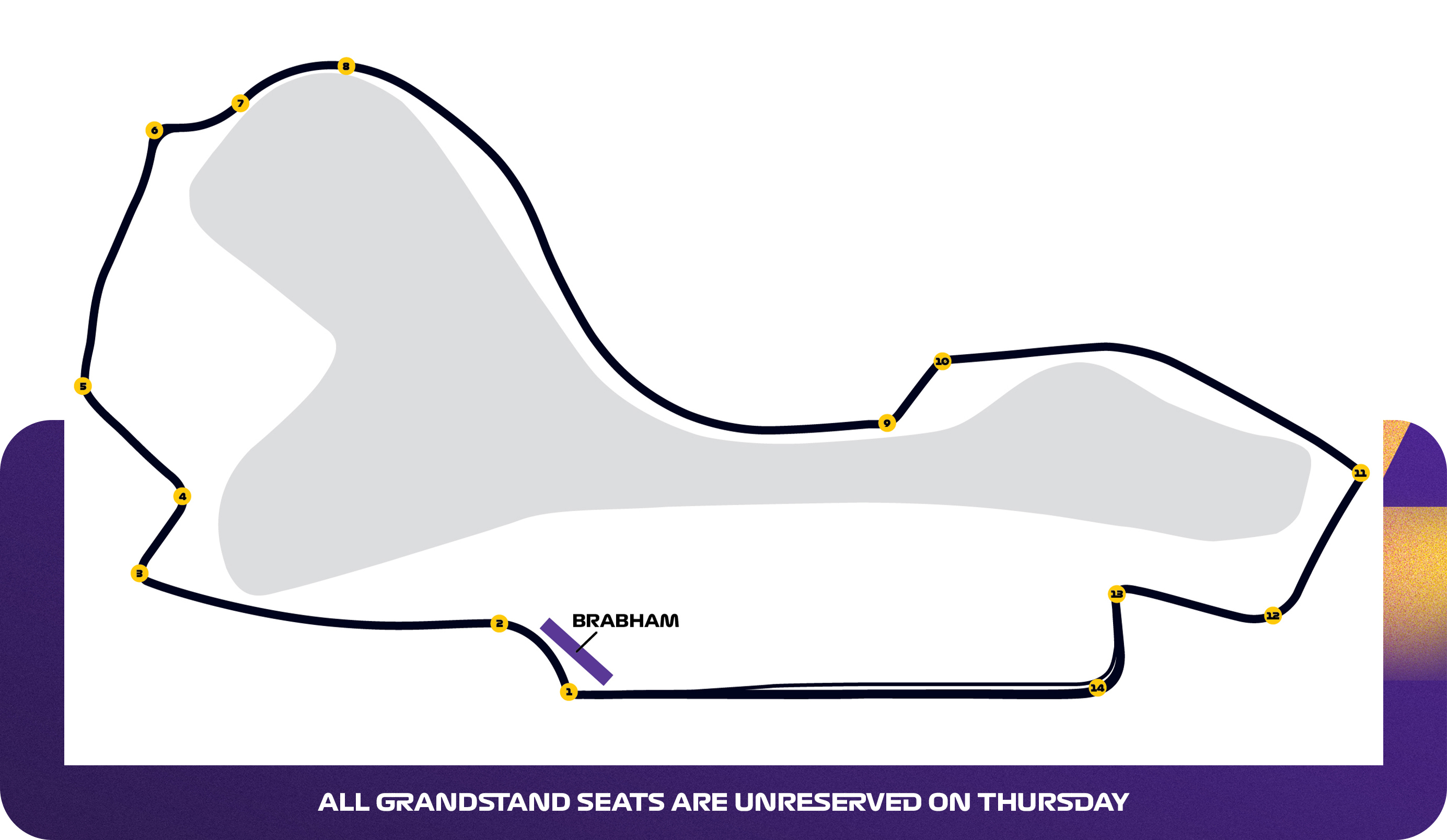 Map of Brabham Grandstand