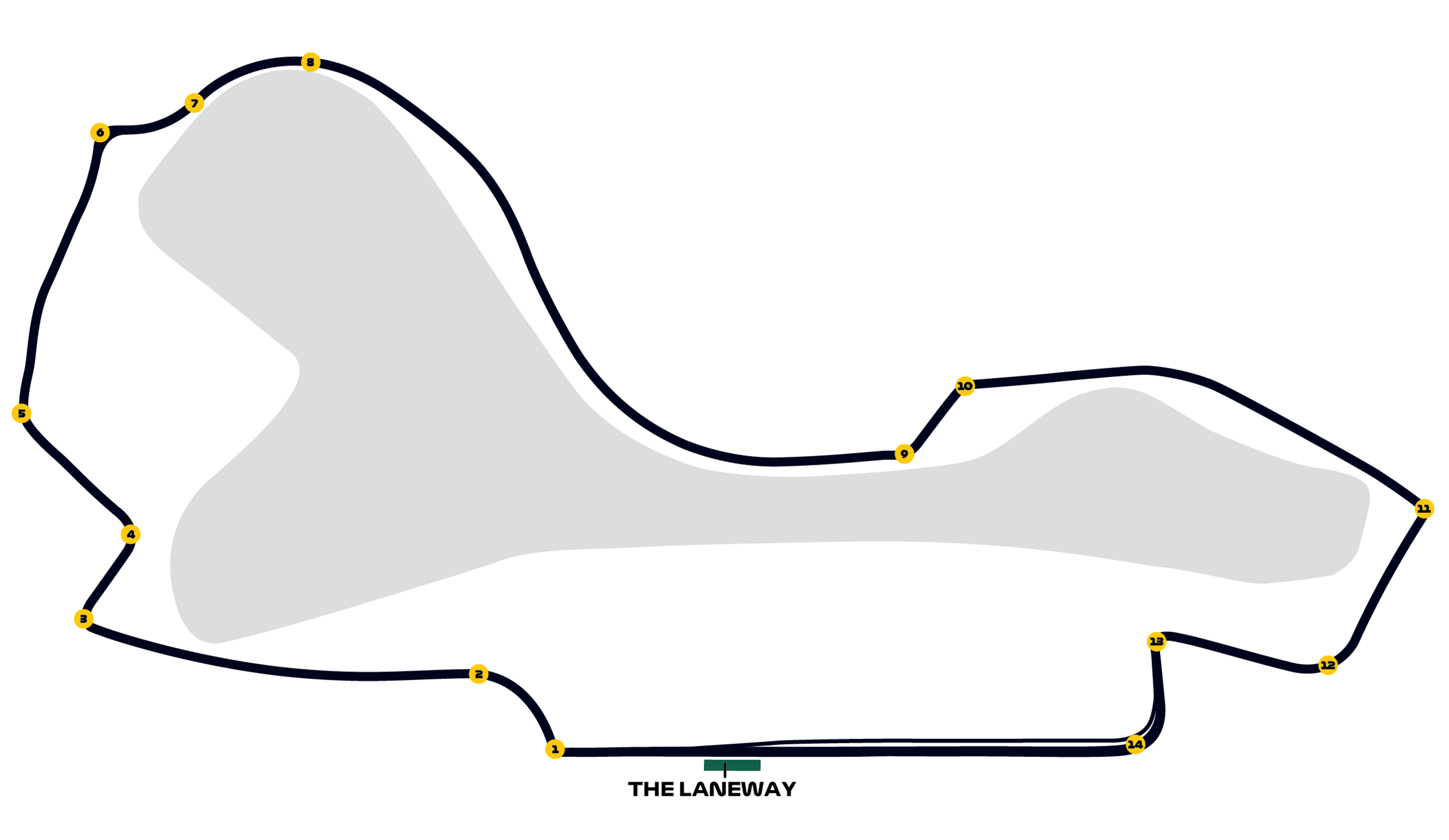 Map of The Laneway